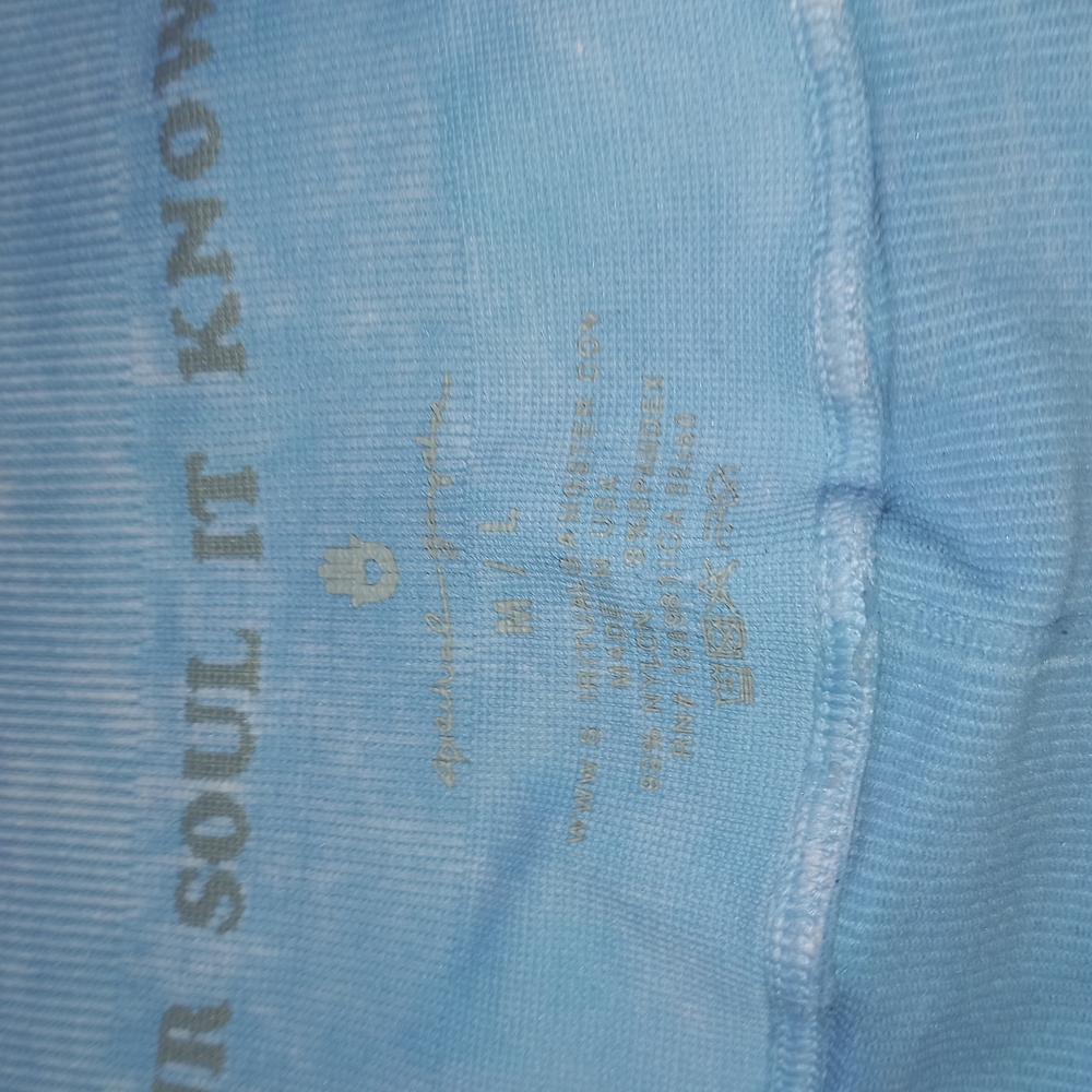 Spiritual Gangster.  Self-Love Leggings. Medium/Large. Blue - Picture 14 of 15